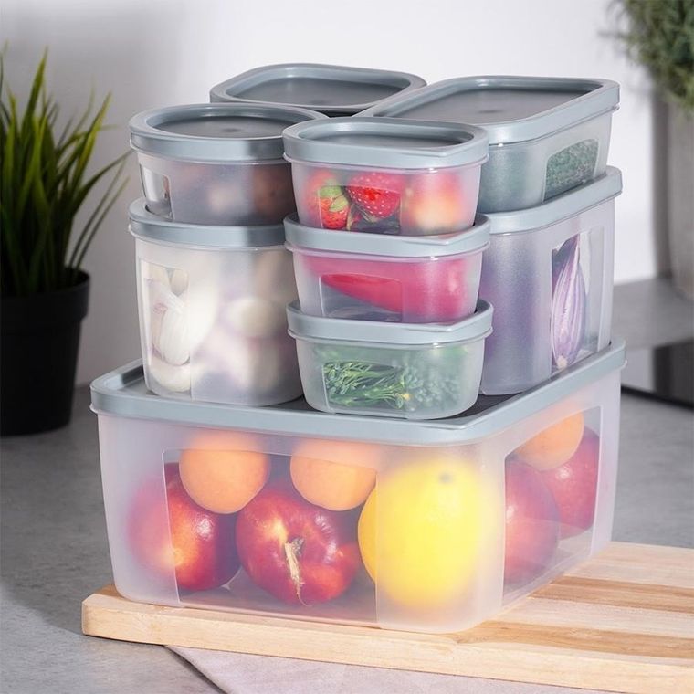 Vilde, pojemniki na żywność z pokrywką, 10 szt.