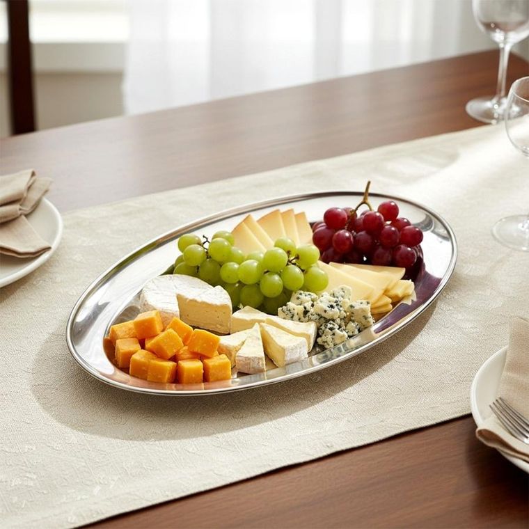 Vilde, półmisek stalowy, owalny, 29-18 cm