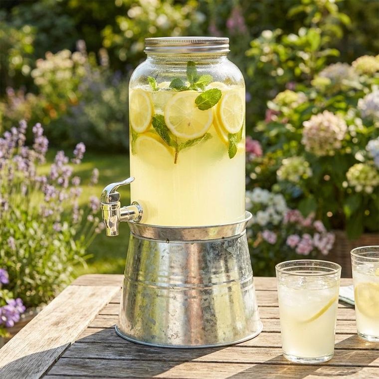 Vilde, słój do napojów z kranikiem i stojakiem, 3,2l