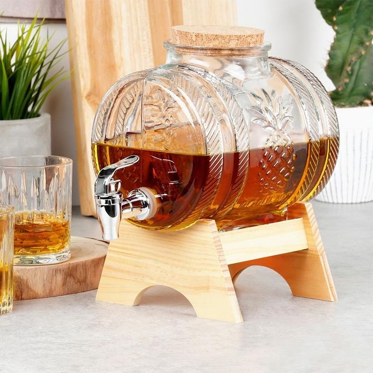 Vilde, słój do napojów z kranikiem i stojakiem, 3l