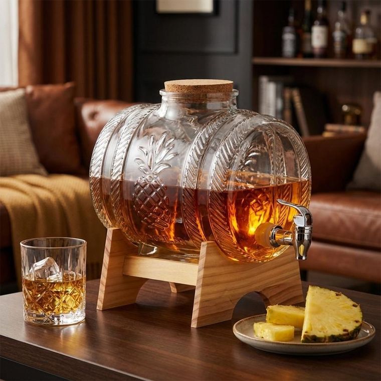 Vilde, słój do napojów z kranikiem i stojakiem, 5l