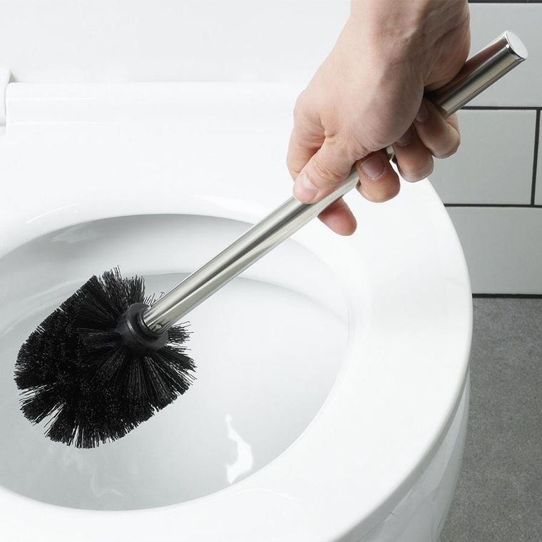 Vilde, szczotka do toalety, zapasowa, czarna, 35 cm