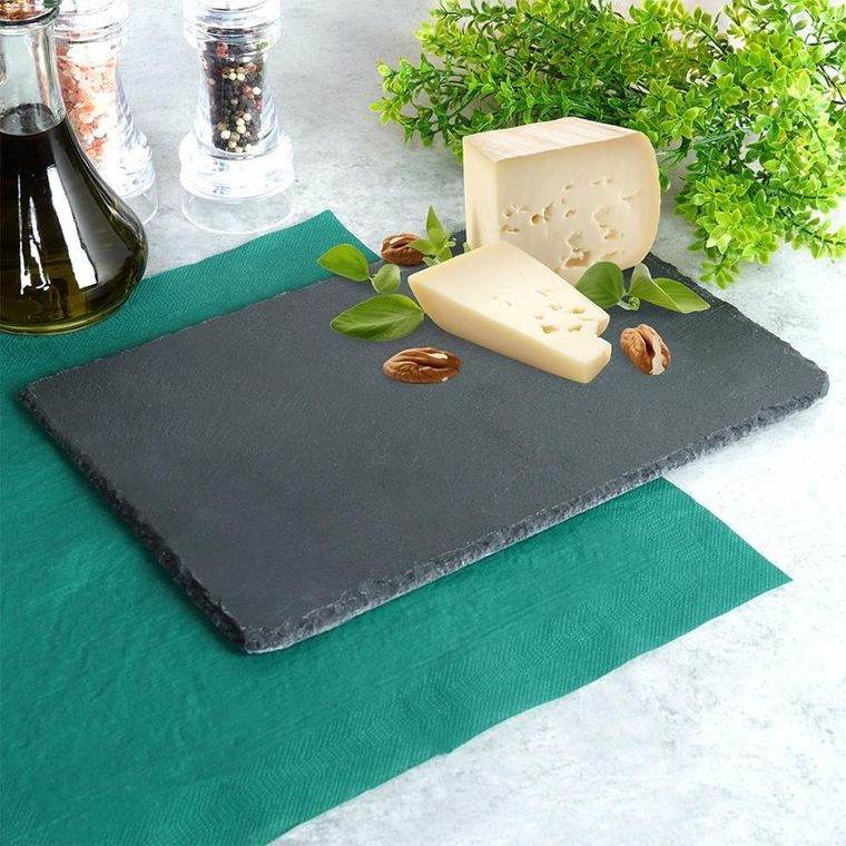 Vilde, Taca do serwowania kamienna łupek prostokątna, 30-20 cm