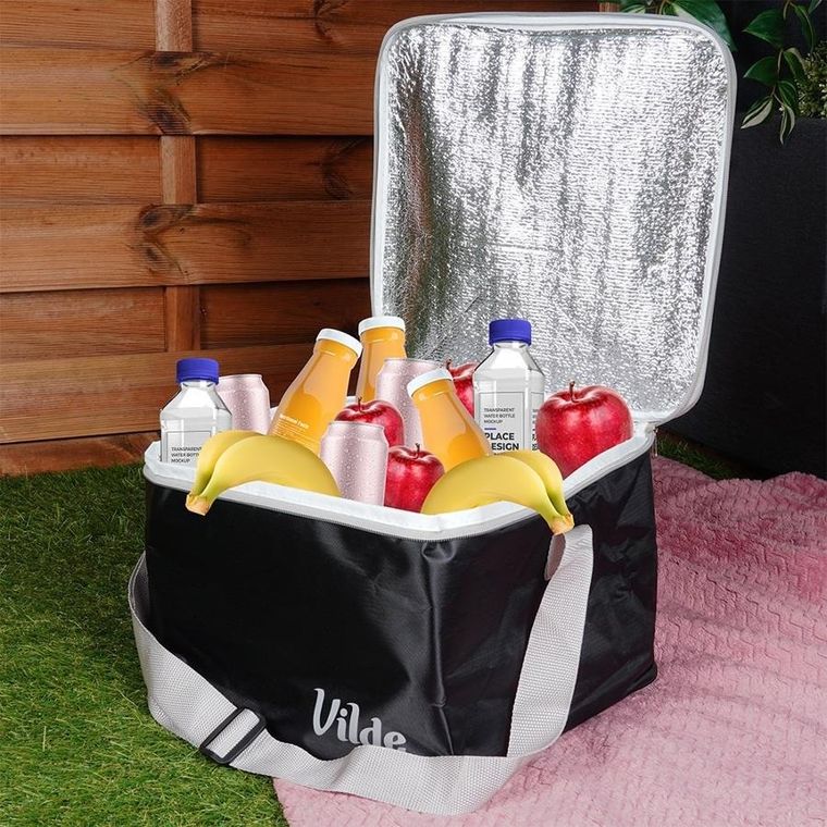 Vilde, torba termiczna, czarna, 18 l