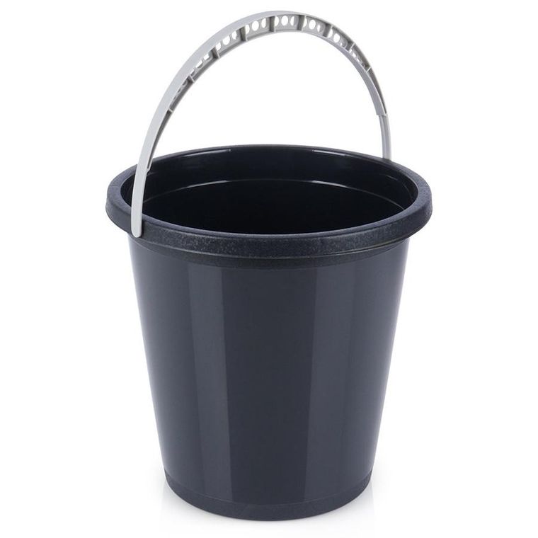 Vilde, wiadro plastikowe, czarne, 5 l