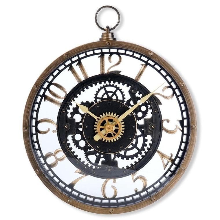 Vilde, zegar ścienny, brązowy, 26.5 cm