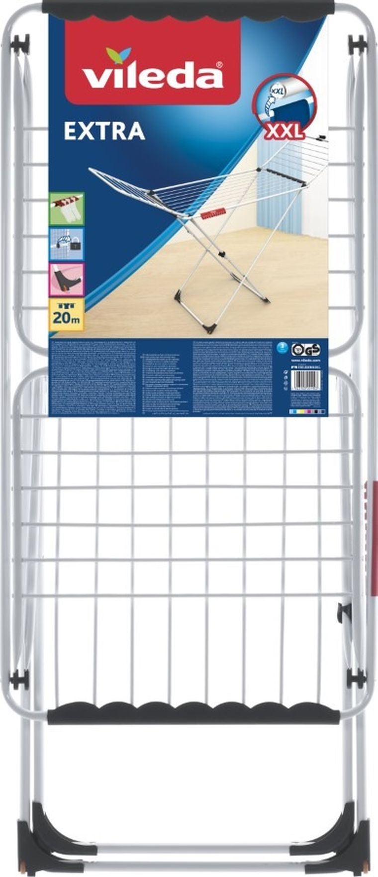 Vileda, Extra, suszarka na pranie, stojąca, 157215