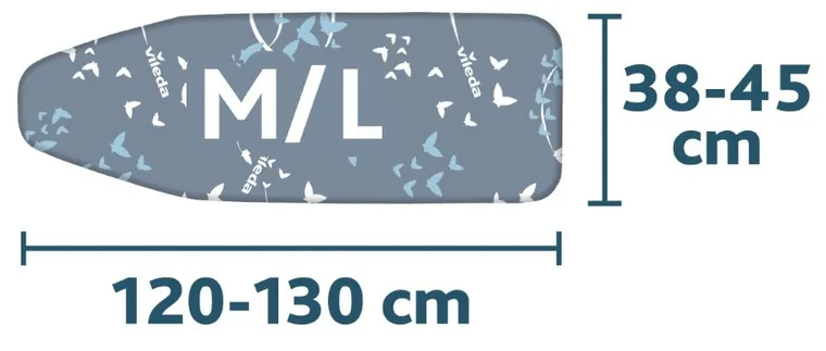 Vileda, Total Reflect, pokrowiec na deskę do prasowania, 163263