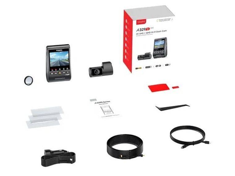 Viofo, wideorejestrator, A329S 2CH GPS