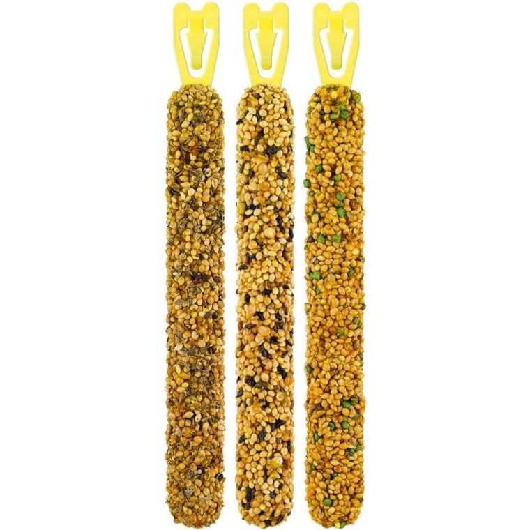 Vitakraft, Kracker, kolby dla papugi falistej, kiwi banan papryka, 3 szt.