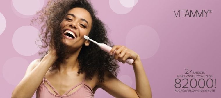 Vitammy, Symphony, szczoteczka soniczna, pink