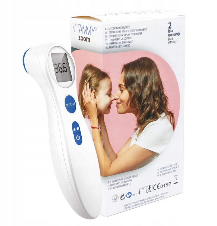 Vitammy, Zoom, termometr bezdotykowy na podczerwień