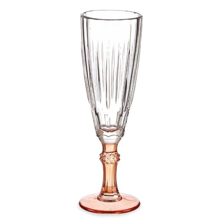 Vivalto, kieliszek do szampana z kolorową nóżką, 170 ml, 6 szt.