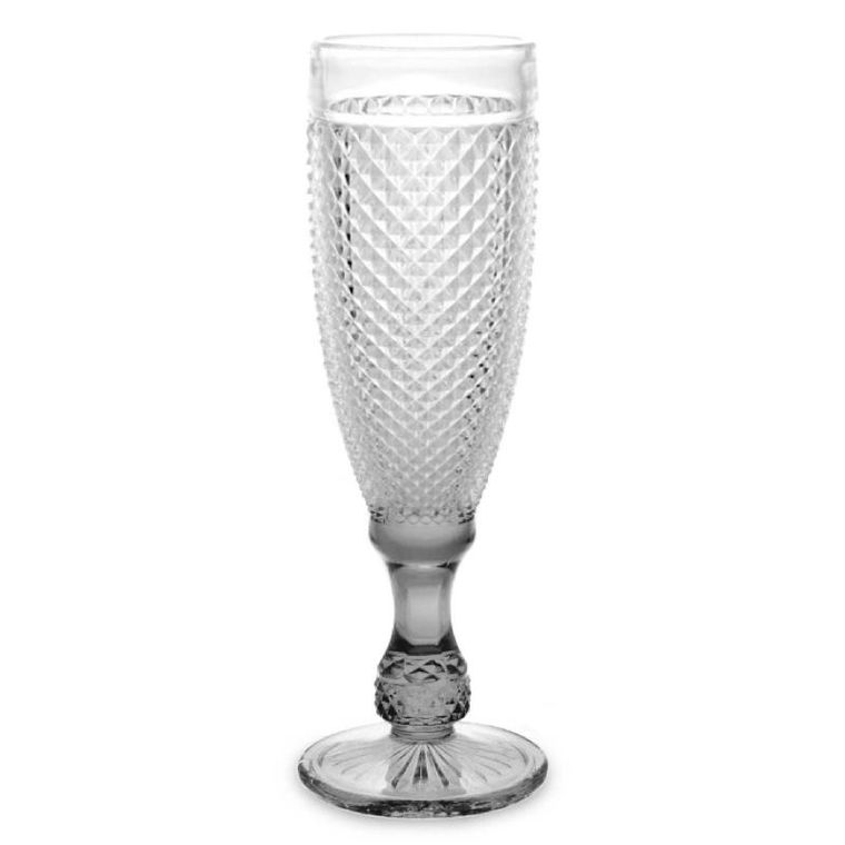 Vivalto, kieliszek do szampana z kryształowym wzorem, 185 ml, 6 szt.