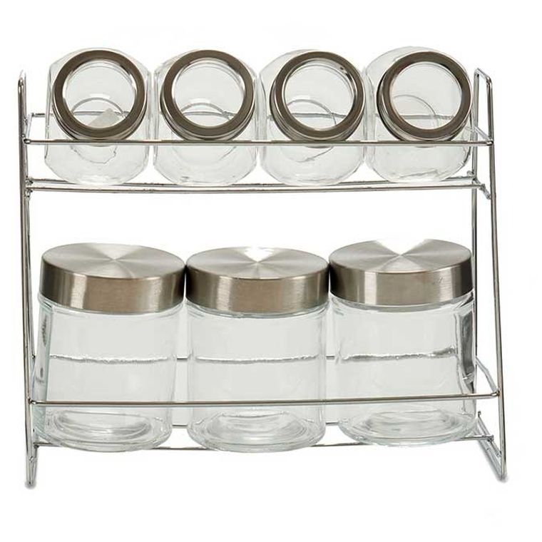 Vivalto, organizer do przypraw, słoiki na stelażu