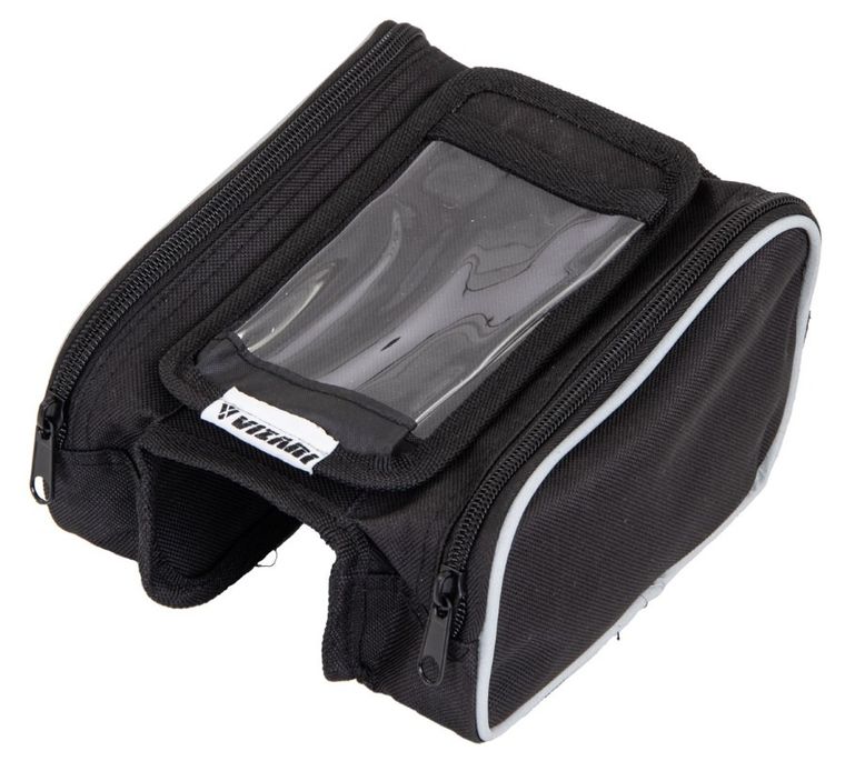 Vizari, torba rowerowa na ramę, z etui na telefon