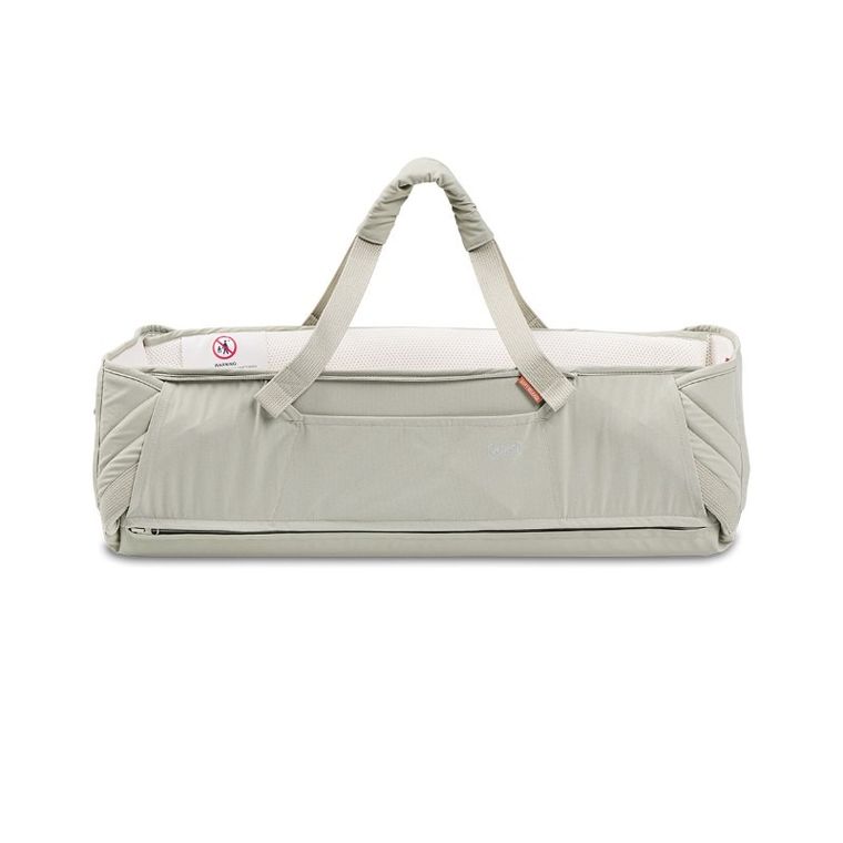 Voksi, Carry Me, wielofunkcyjna przenośna gondola z funkcją maty, zielona