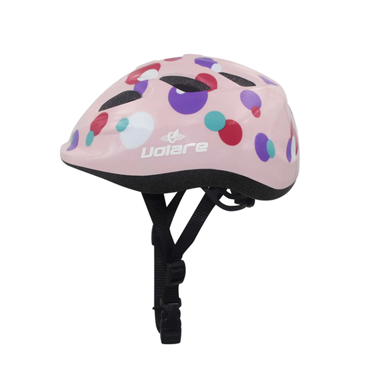 Volare, kask ochronny, różowy, rozmiar 47-51 cm