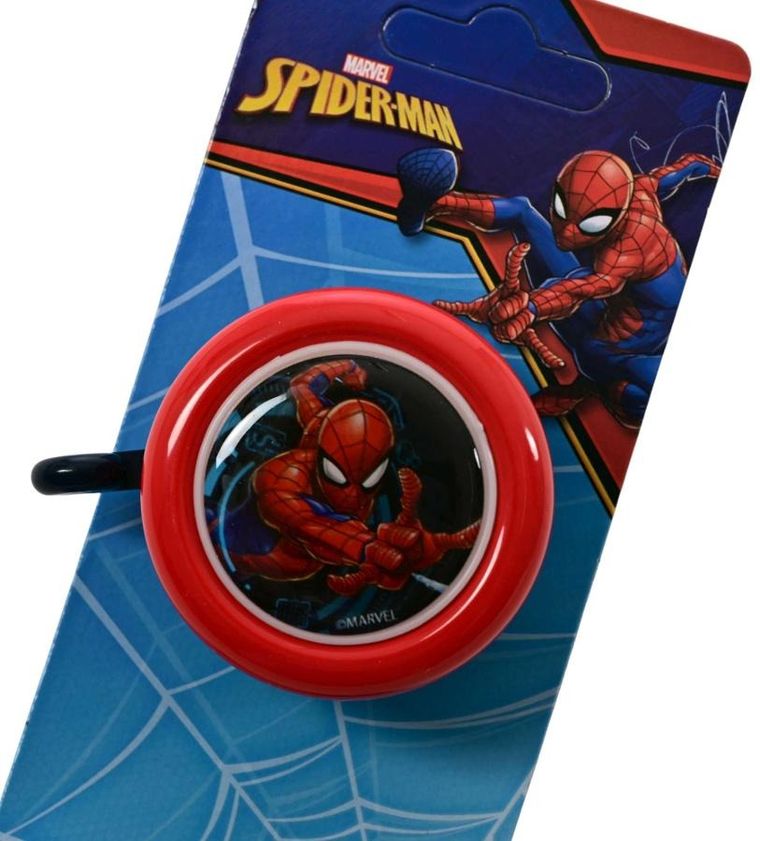 Volare, Spider-Man, dzwonek rowerowy, czerwony