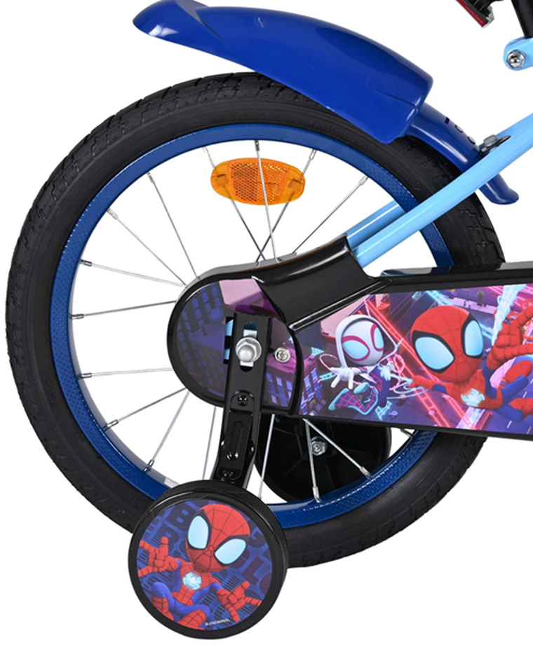 Volare, Spidey i super-kumple, rower, niebieski, 16"