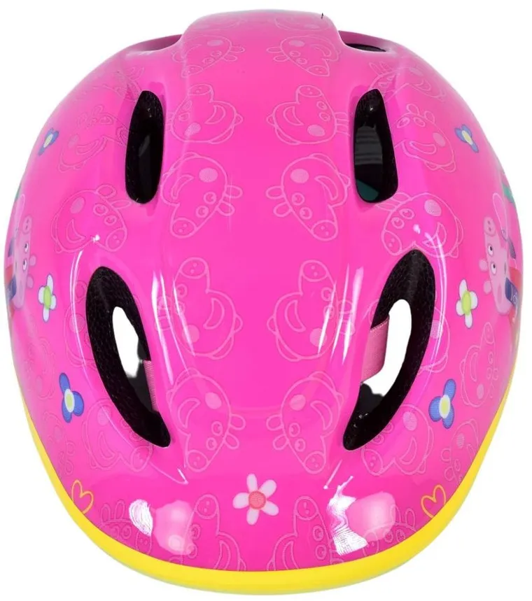 Volare, Świnka Peppa, kask ochronny, rozmiar 51-55 cm