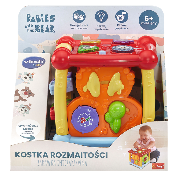 Vtech, Babies & The Bear, Kostka Rozmaitości, zabawka interaktywna