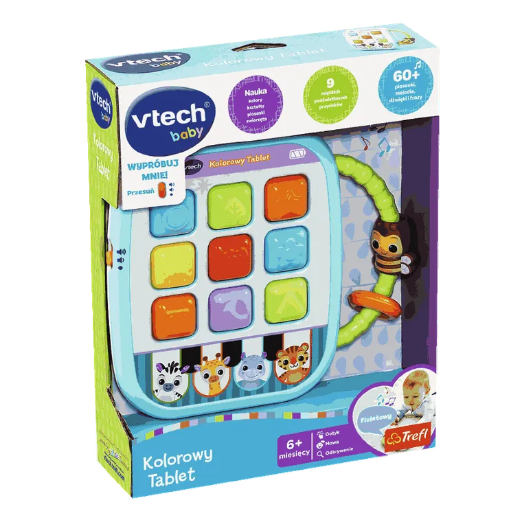 Vtech, Kolorowy Tablet, zabawka interaktywna