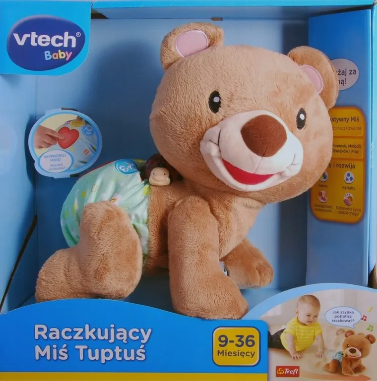Vtech, Raczkujący Miś Tuptuś, maskotka edukacyjna