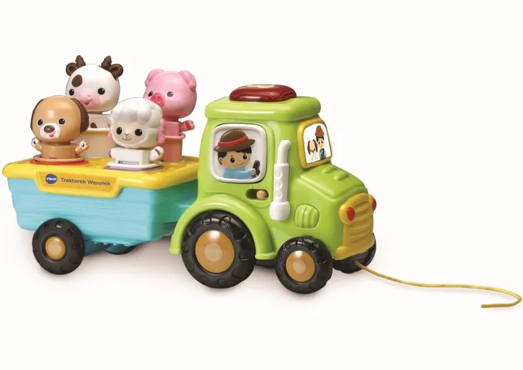 Vtech, Traktorek Wesołek, interaktywna zabawka do ciągnięcia