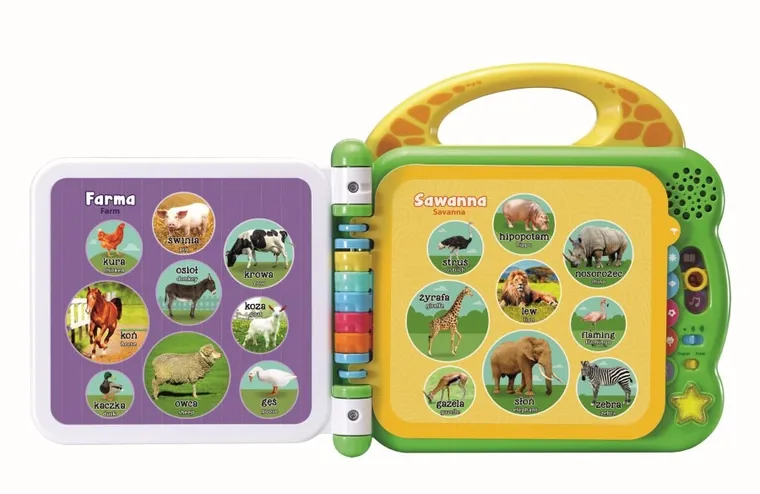 Vtech, Wielki Słownik Zwierząt, interaktywna książeczka