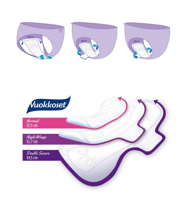 Vuokkoset, 100% BIO, tampony normal, 16 szt.