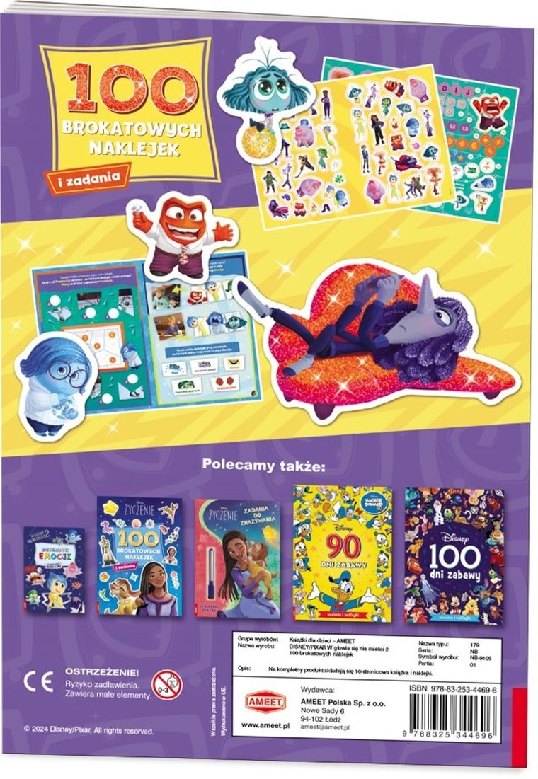 W głowie się nie mieści 2. 100 brokatowych naklejek