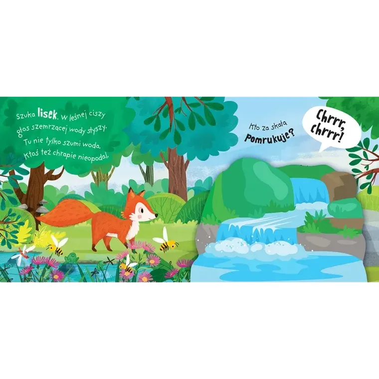 W lesie. A kuku! Filcowe klapki i lusterko