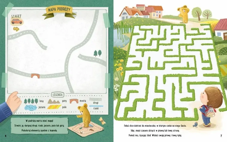 W podróży. Zabawy z Felusiem i Guciem