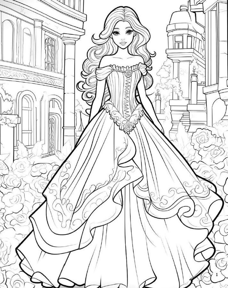 W świecie mody. Kolorowanka. Fashionista