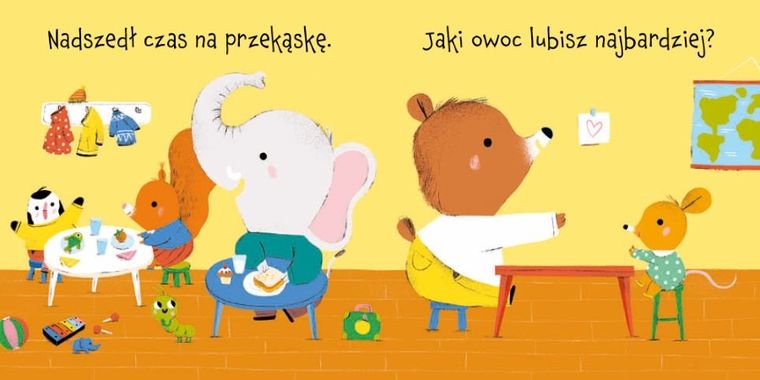 W żłobku. Miś i Myszka