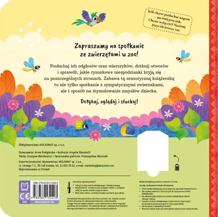 W zoo. Wierszyki dla maluszka. Naciśnij i posłuchaj