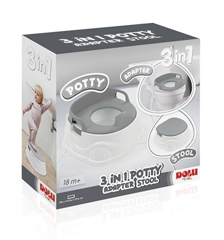 Wader, Dolu, nocnik 3w1, szary