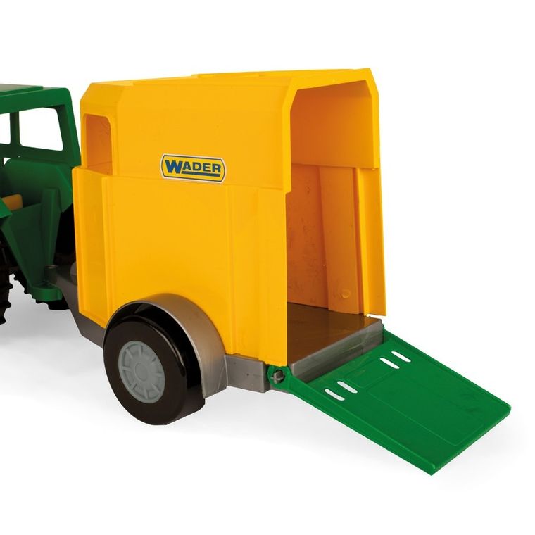 Wader, Farmer, traktor z przyczepą na konie