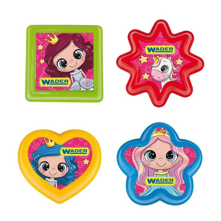 Wader, foremki do piasku, 4 szt.