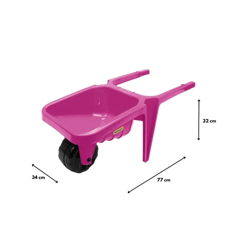 Wader, Gigant, taczka, różowa