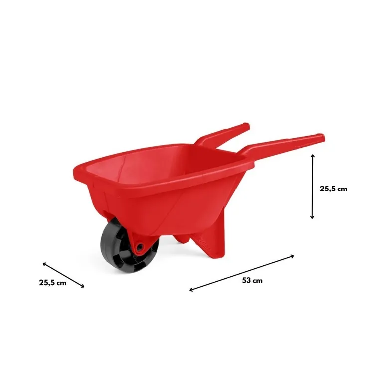 Wader, Happy Summer, taczka do piasku, czerwona