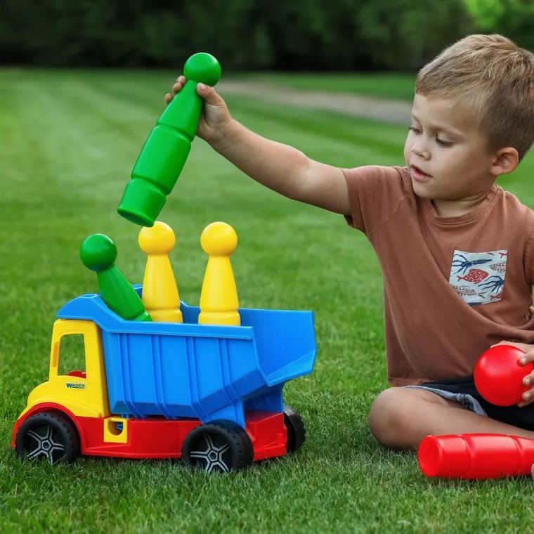 Wader, Multi Truck, wywrotka z kręglami, 38 cm