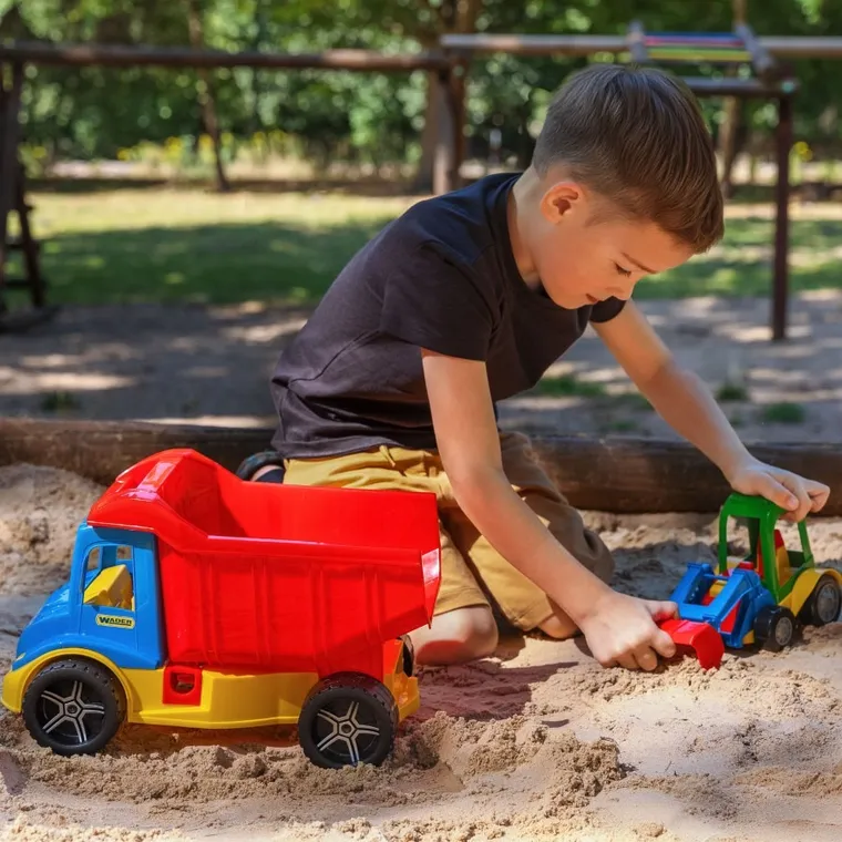 Wader, Multi Truck, wywrotka ze spychaczem buggy, 38 cm