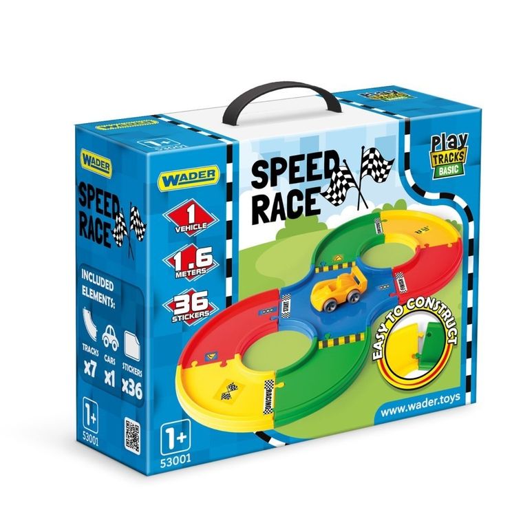 Wader, Play Tracks Basic, Speed Race, tor, 1,6m