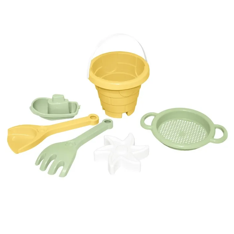 Wader, Słoneczny Poranek, Zamek, zestaw do piasku, 6 elementów