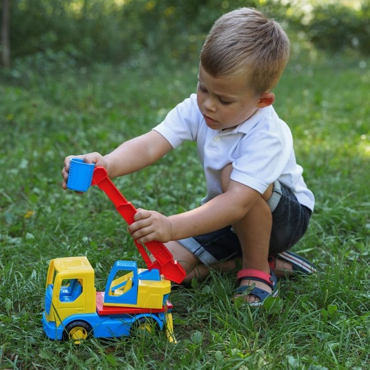 Wader, Tech Truck, podnośnik z wysięgnikiem, 29 cm