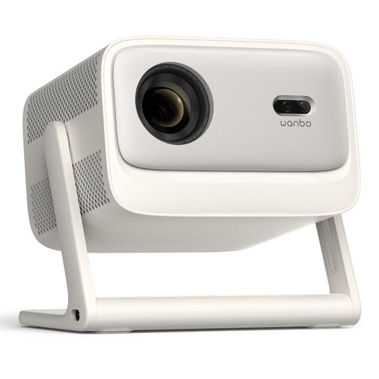 Wanbo, Vali 1 Pro, projektor, 900 ANSI Lumen, Full HD, Google TV, Gimbal, beżowy