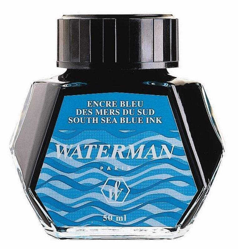 Waterman, atrament, jasny niebieski, 50 ml