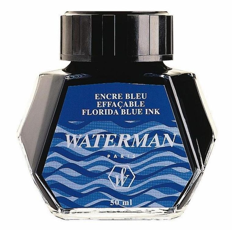 Waterman, atrament, niebieski, 50 ml